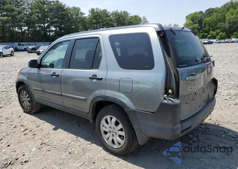 2006 Honda Cr-V Ex from USA, damaged, VIN SHSRD78876U400686